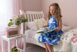 Nöa & Nani Noa & Nani Single Bed Sleigh Frame In Classic White Astrid - thumbnail 4