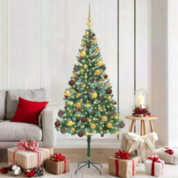 Vidaxl Artificial Christmas Tree With Stand Green 180 Cm Pvc And Steel - thumbnail 1