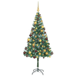 Vidaxl Artificial Christmas Tree With Stand Green 180 Cm Pvc And Steel - thumbnail 4