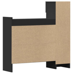 Berkfield Shoe Cabinet Black 100.5X28X100 Cm Engineered Wood - thumbnail 8