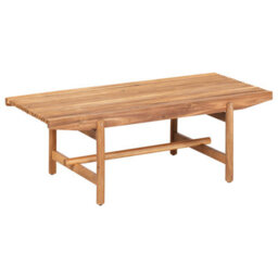 Beliani Garden Bench With Cushion Giaveno 135 Cm Acacia Wood Off-White - thumbnail 8
