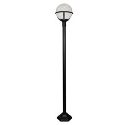 Elstead Glenbeigh 1 Light Outdoor Lamp Post Black Ip44, E27