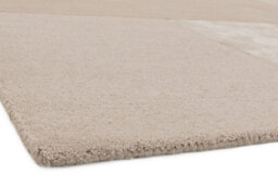 White Viscose , Wool Easy To Clean Geometric Handmade , Luxurious , Modern , Wool Rug For Living Room, Bedroom - 120Cm X 170Cm - thumbnail 4