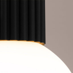 Luminosa Lighting Luminosa Halo Bathroom Ceiling Light Black 1X G9Ip44 - thumbnail 3