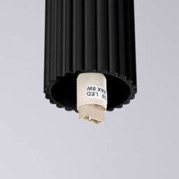 Luminosa Lighting Luminosa Halo Bathroom Ceiling Light Black 1X G9Ip44 - thumbnail 5