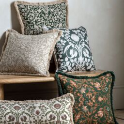 Gallery™ Cirsium Olive Arts & Crafts Indoor Cushion, (L)45Cm X (W)45Cm - thumbnail 6