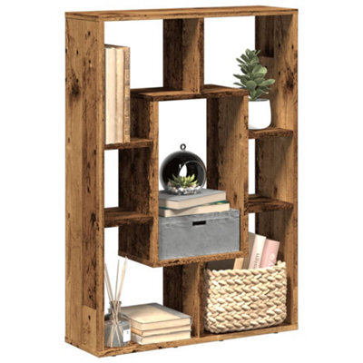 Berkfield Bookcase Old Wood 63X20X90 Cm Engineered Wood - image 1