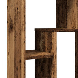Berkfield Bookcase Old Wood 63X20X90 Cm Engineered Wood - thumbnail 9