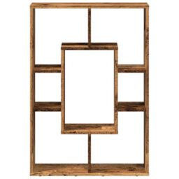 Berkfield Bookcase Old Wood 63X20X90 Cm Engineered Wood - thumbnail 5