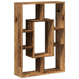 Berkfield Bookcase Old Wood 63X20X90 Cm Engineered Wood - thumbnail 2