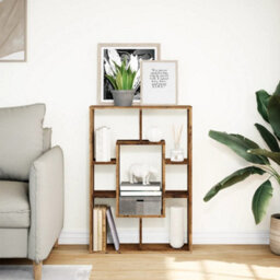 Berkfield Bookcase Old Wood 63X20X90 Cm Engineered Wood - thumbnail 3
