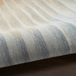 Beige Wool Luxurious Modern Handmade Optical/ (3D) Abstract Dining Room Bedroom And Living Room Rug -168Cm X 226Cm - thumbnail 7