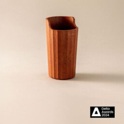 Cosmic Toothbrush Holder, Bathroom Tumbler, Brown, Recycled Materials, Award-Winning Design, Avenir Collection - thumbnail 7