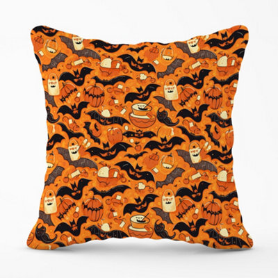 Warren Reed Designer Candy-Filled Treat Bags And Bats Cushions 60Cm X 60Cm - image 1