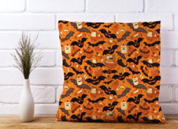 Warren Reed Designer Candy-Filled Treat Bags And Bats Cushions 60Cm X 60Cm - thumbnail 2