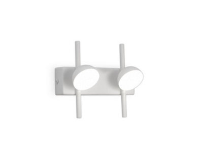 Luminosa Lighting Luminosa Adn 2 Light Wall Lamp, 6W Led, 3000K, 330Lm, White - image 1