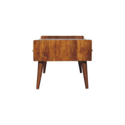 Artisan Furniture Solid Wood Elevated Chestnut Media Unit - thumbnail 9