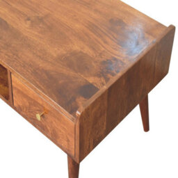 Artisan Furniture Solid Wood Elevated Chestnut Media Unit - thumbnail 6
