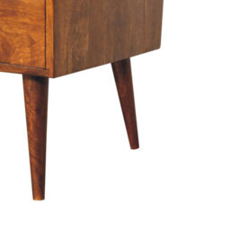 Artisan Furniture Solid Wood Elevated Chestnut Media Unit - thumbnail 7