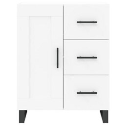Berkfield Highboard White 69.5X34X180 Cm Engineered Wood - thumbnail 8