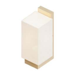 Living And Home Wooden Simple Wall Light With Rectangular Glass Shade, Indoor Wall Lights For Bedrooms Living Rooms And Hallways - thumbnail 5