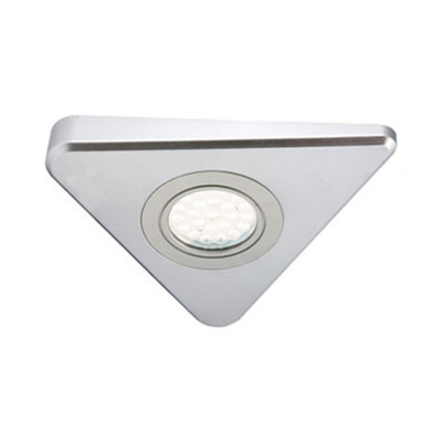Sensio Novus Sensor Under Cabinet Triangle Light Se9001Hdscw - Polished Silver, Cool White Motion Sensor