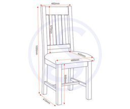 Seconique Windsor Pair Of Dining Chairs Real Solid Oak With Oat Fabric Seats Box Of 2 - thumbnail 7