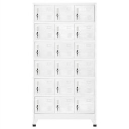Vidaxl Locker Cabinet With 18 Compartments Metal 90X40X180 Cm - thumbnail 2
