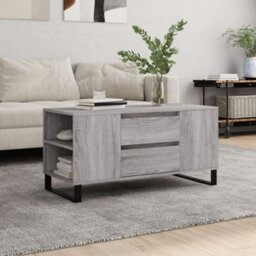 Berkfield Coffee Table Grey Sonoma 102X44.5X50 Cm Engineered Wood - thumbnail 1