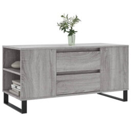 Berkfield Coffee Table Grey Sonoma 102X44.5X50 Cm Engineered Wood - thumbnail 3