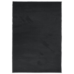 Berkfield Rug Oviedo Short Pile Black 140X200 Cm - thumbnail 2