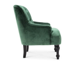 Velvet Bottle Green Armina Accent Chair - thumbnail 6