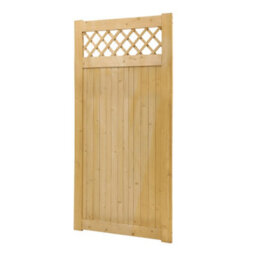 Garden Sanctuary Freestanding Garden Gate Outdoor Entrance Wooden Fence Gate With Latch 90Cm X 180Cm - thumbnail 4