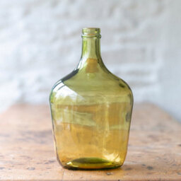 Wholesome Home Large Amber Glass Vase (Recycled Glass) - thumbnail 2