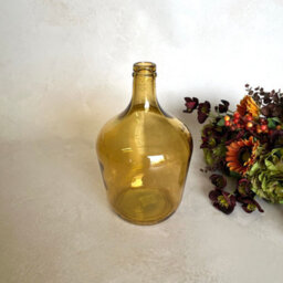 Wholesome Home Large Amber Glass Vase (Recycled Glass) - thumbnail 1