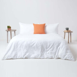 Homescapes Burnt Orange European Linen Pillowcase, 60 X 60 Cm - thumbnail 5