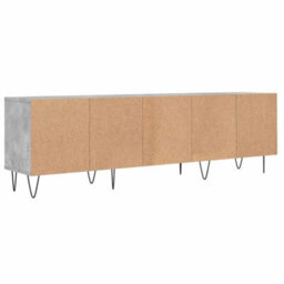 Berkfield Sturdy Tv Cabinet Concrete Grey 150X30X44.5 Cm Engineered Wood - thumbnail 8
