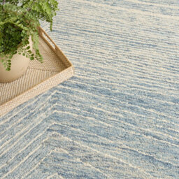 Pure Angles Ang01 Ivory Blue Rug By Dkny-114Cm X 175Cm - thumbnail 5