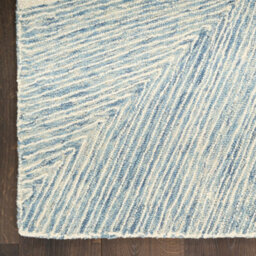 Pure Angles Ang01 Ivory Blue Rug By Dkny-114Cm X 175Cm - thumbnail 6