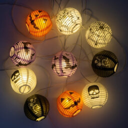 Global Gizmos Halloween Lantern String Lights - thumbnail 5