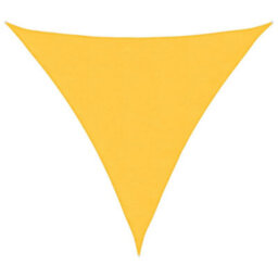 Berkfield Durable Sun Shade Sail Yellow 2X2X2 M 100% Polyester Oxford