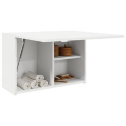 Vidaxl Bathroom Wall Cabinet White 60X25X40 Cm Engineered Wood - thumbnail 4