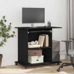 Walplus Computer Desk Black Oak 80X50X75 Cm Engineered Wood - thumbnail 1