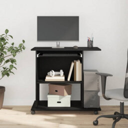 Walplus Computer Desk Black Oak 80X50X75 Cm Engineered Wood - thumbnail 3