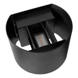 Nordlux Milda Outdoor Wall Light Black Aluminium Sensor Intergrated Led Weatherproof - Mains Powered, Ip44 - thumbnail 6