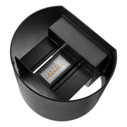 Nordlux Milda Outdoor Wall Light Black Aluminium Sensor Intergrated Led Weatherproof - Mains Powered, Ip44 - thumbnail 5