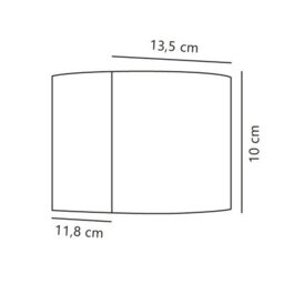 Nordlux Milda Outdoor Wall Light Black Aluminium Sensor Intergrated Led Weatherproof - Mains Powered, Ip44 - thumbnail 9
