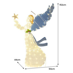 5Ft Lighted Angel Christmas Decoration - thumbnail 2