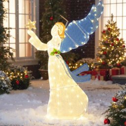 5Ft Lighted Angel Christmas Decoration - thumbnail 5
