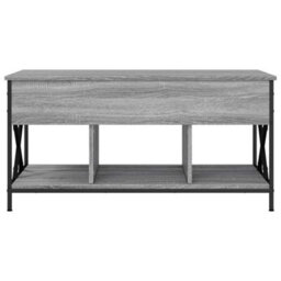 Berkfield Coffee Table Grey Sonoma 100X55X50 Cm Engineered Wood And Metal - thumbnail 5